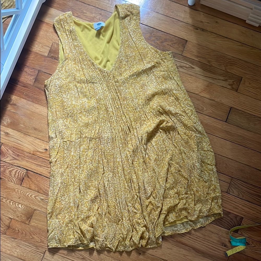 Old Navy Mustard Yellow Dress